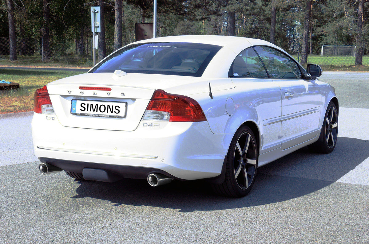 Sportovní výfuk Simons – VOLVO C70 Diesel 5-cyl (2006–2013) - 019-HGR
