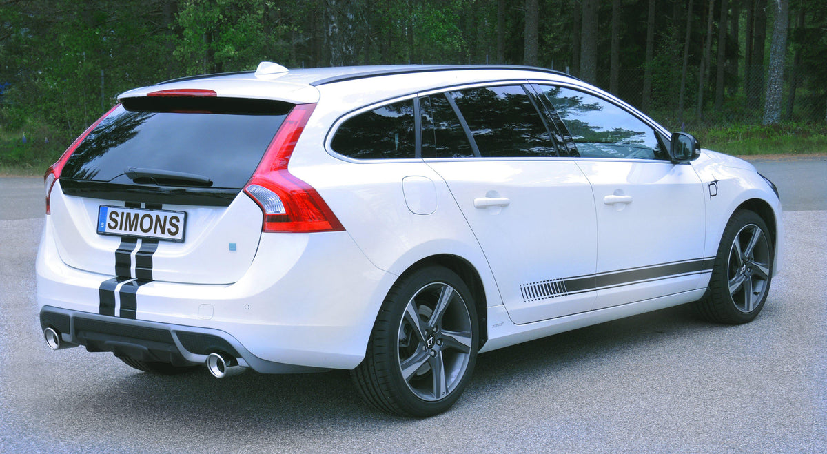 Sportovní zadní tlumič Simons – VOLVO S60/V60 D2/D3/D4/D5/DRIVe 2WD/AWD (2010–2018) - 02DDBE1R