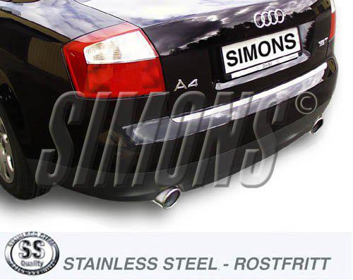 Sportovní výfuk Simons – AUDI A4 (B6) 2WD 1.8T (2001–2004) / A4 (B6/B7) 2WD 1.8T/2.0TFSI (2001–2008) - 044DH2R