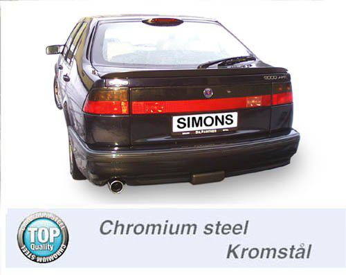 Sportovní výfuk Simons – SAAB 9000 CS Turbo 2.0/2.3/Aero (1992–1998) - 060-H1C