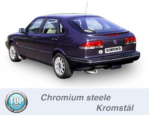 Sportovní výfuk Simons – SAAB 900i 2.0/2.3 (1994–1998) - 063-H