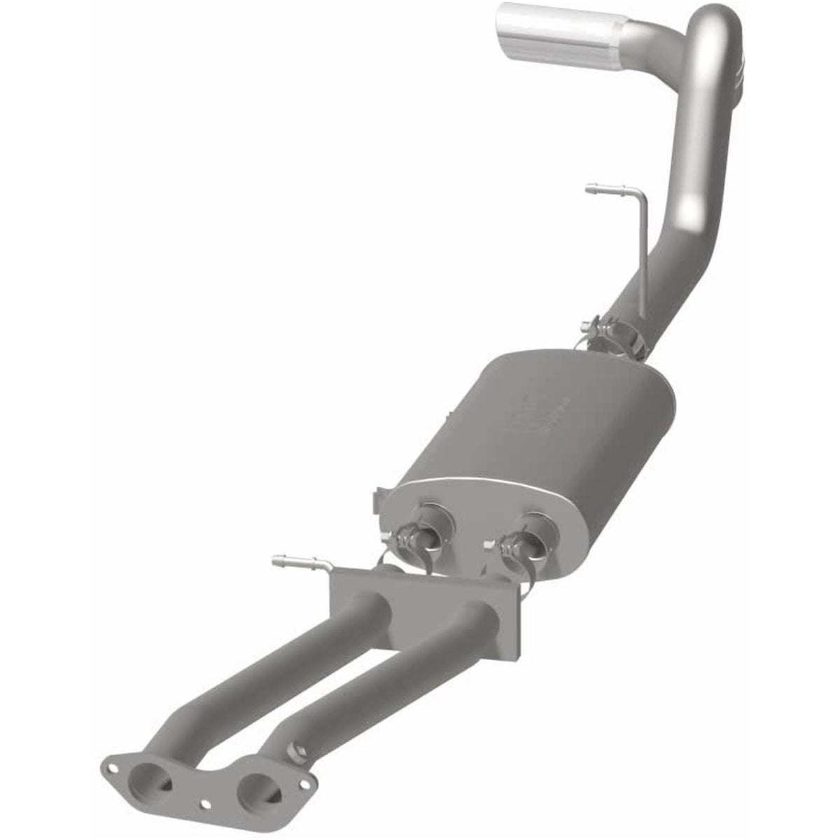 MagnaFlow Street Series cat-back výfuk – Chevrolet C1500 5,7 (1996–1998) / Chevrolet K1500 5,7 (1996–1998) a další, leštěná koncovka Ø 4″, potrubí Ø 2,5″ - 15602