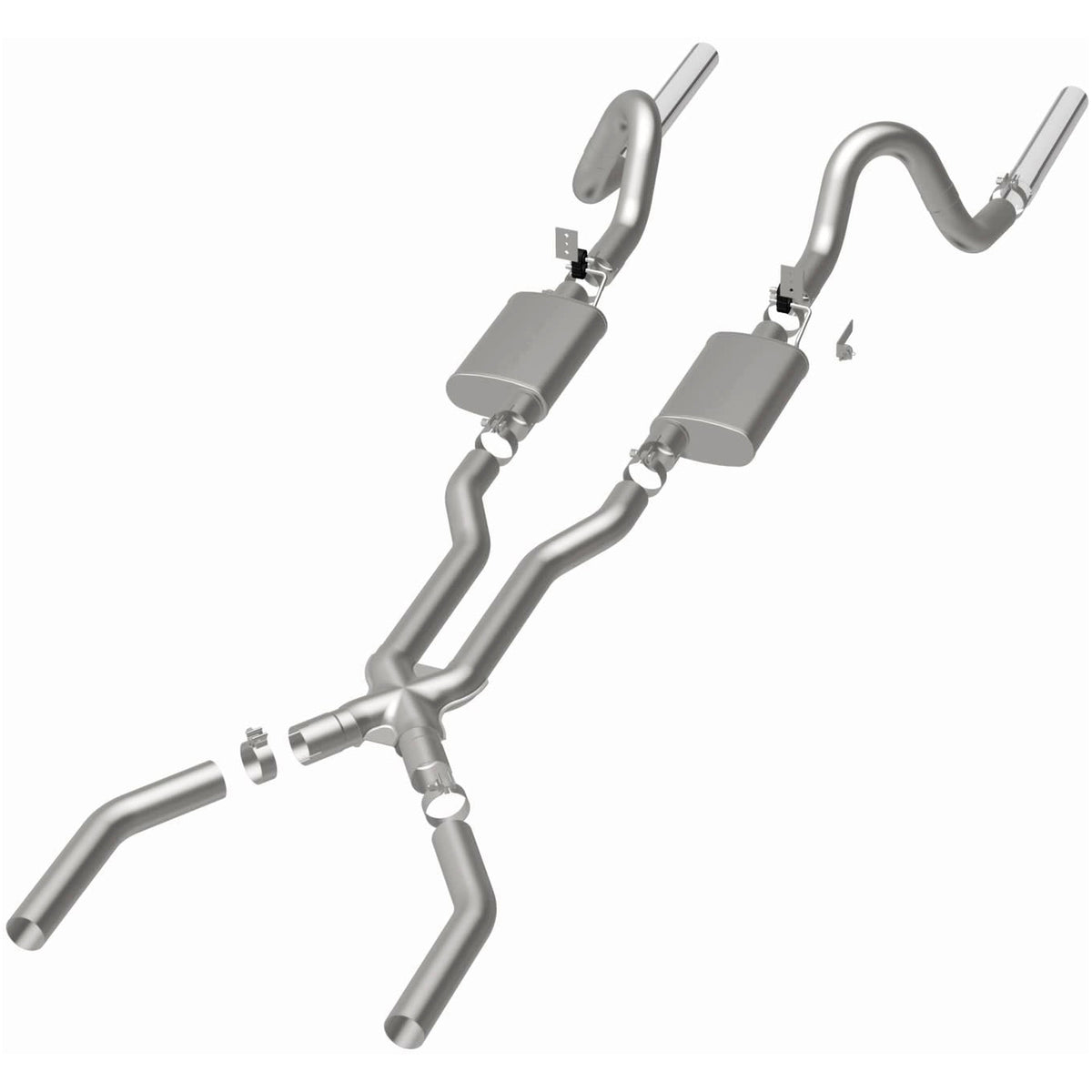 MagnaFlow Street Series crossmember-back výfuk – Ford Mustang (1964–1966) - 15817