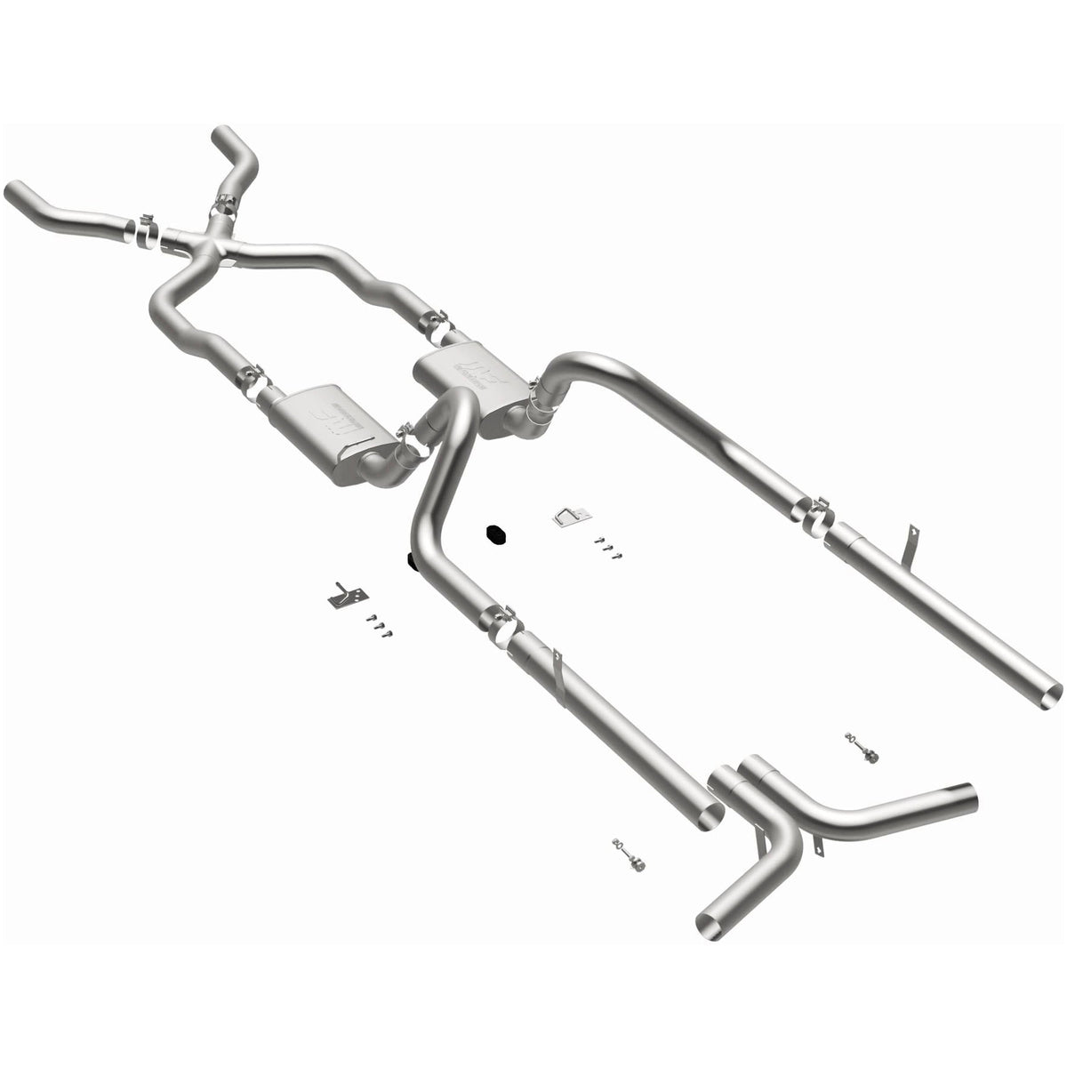 MagnaFlow Street Series crossmember-back výfuk – Chevrolet Bel Air 4,3 / 4,6 (1955–1957) - 16596