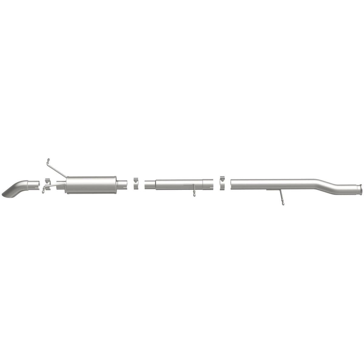 MagnaFlow Off-Road Pro Series cat-back výfuk – Chevrolet Silverado 1500 (2009–2013) / GMC Sierra 1500 (2009–2013), koncovky délky 11″ - 17102