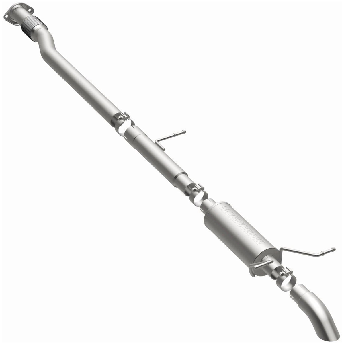 MagnaFlow Off-Road Pro Series cat-back výfuk – Chevrolet Silverado 1500 (2007–2008) / GMC Sierra 1500 (2007–2008), koncovky délky 11″ - 17104