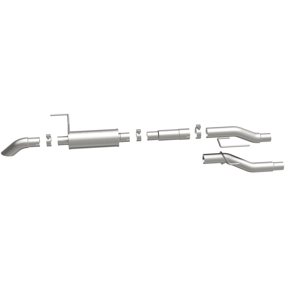 MagnaFlow Off-Road Pro Series cat-back výfuk – Ford F-150 (2004–2010) / Lincoln Mark LT 5,4 (2006–2008), koncovky délky 11″ - 17107