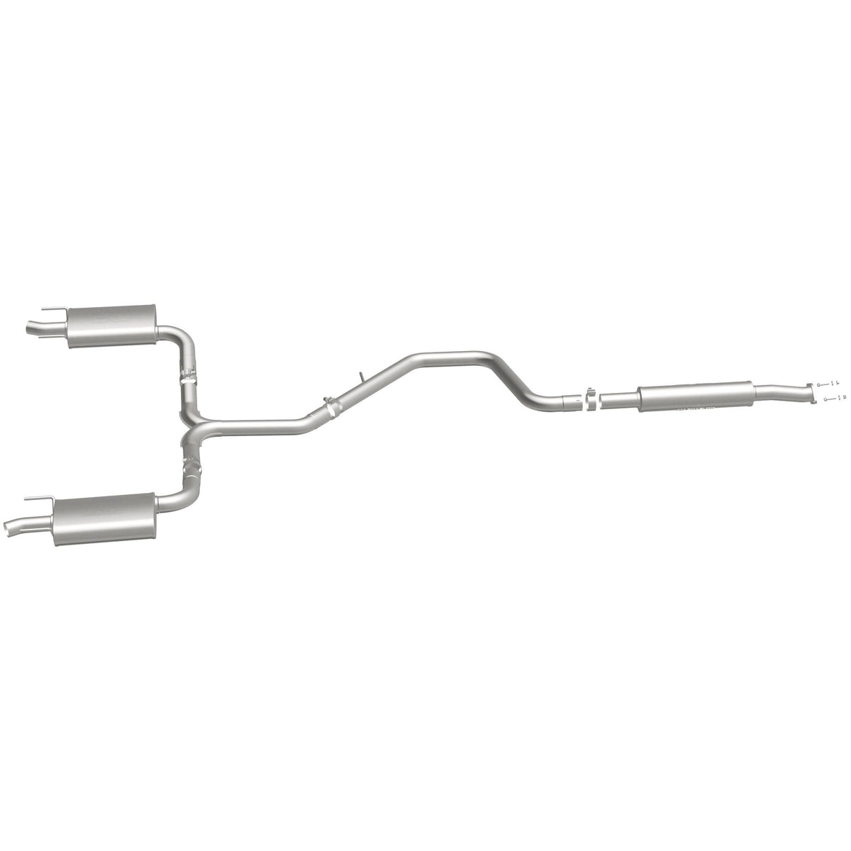 MagnaFlow Street Series cat-back výfuk – Chevrolet Impala 3,6 (2014–2020) - 19023