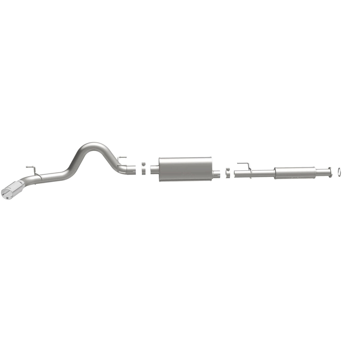 MagnaFlow Street Series cat-back výfuk – Toyota Tacoma 3,5 (2016–2023), 2 tlumiče - 19293