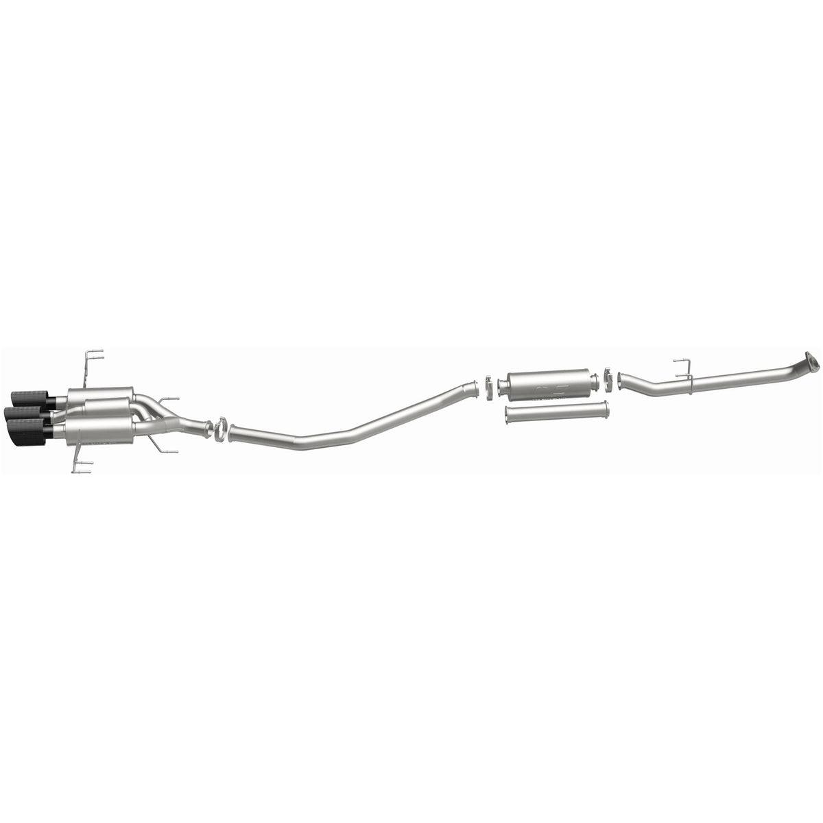 MagnaFlow xMOD Series cat-back výfuk – Honda Civic 2,0 (2017–2021), karbonové koncovky - 19383