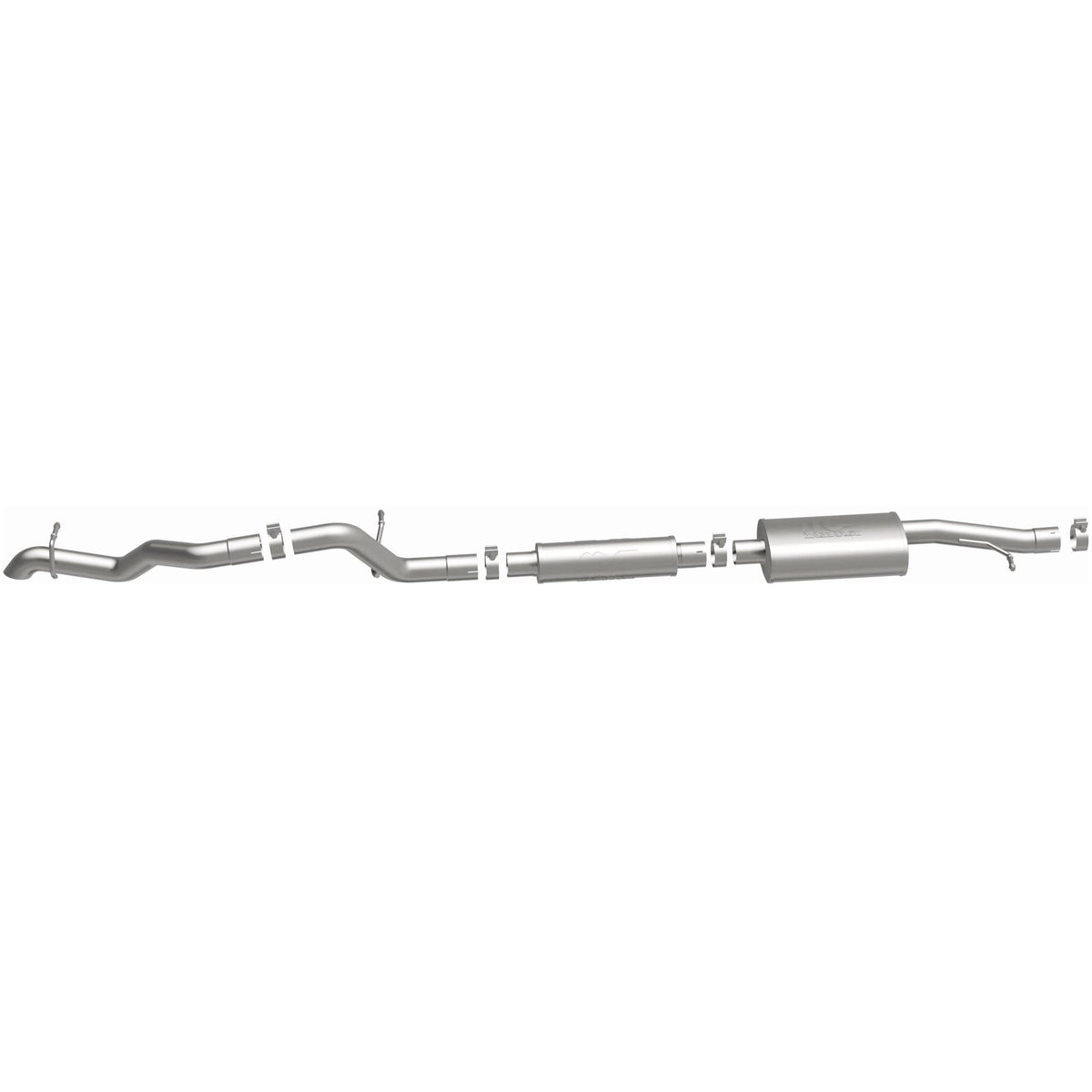 MagnaFlow Overland Series cat-back výfuk – Jeep Wrangler 3,6 (2012–2018) - 19539