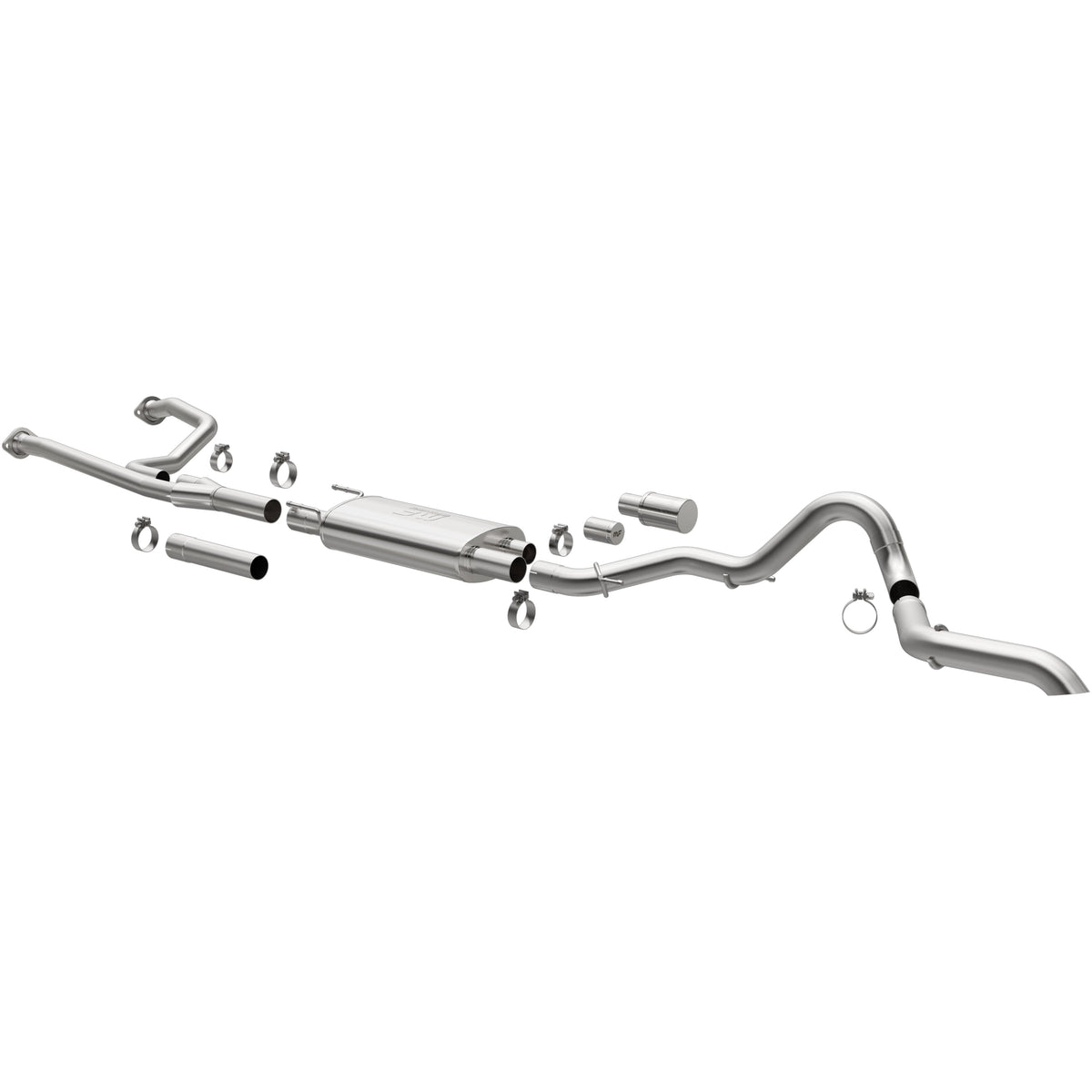 MagnaFlow Overland Series cat-back výfuk – Toyota Tundra 3,4 (2022–2026) - 19604