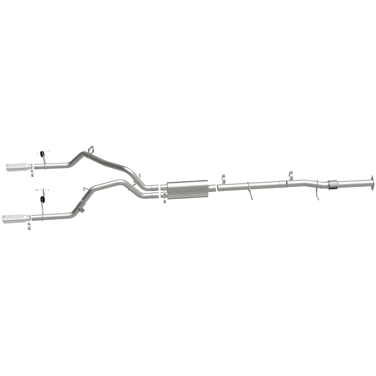 MagnaFlow NEO Series cat-back výfuk – Chevrolet Colorado / GMC Canyon 2,7 (2023–2026), černé koncovky - 19650