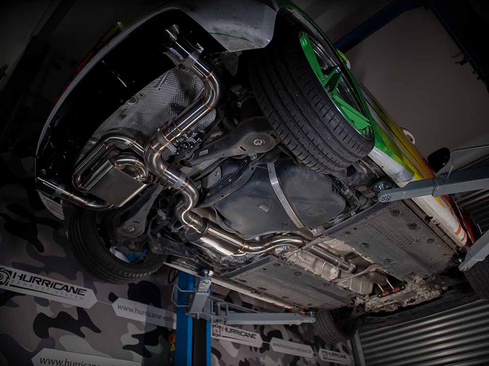Sportovní klapkový výfuk Hurricane 3,5″ – VW Golf 6 GTI 211 k verze V3