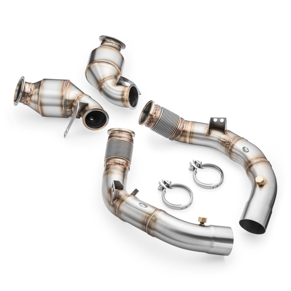 BMW M5 F90 - Downpipe s katalyzátory HJS