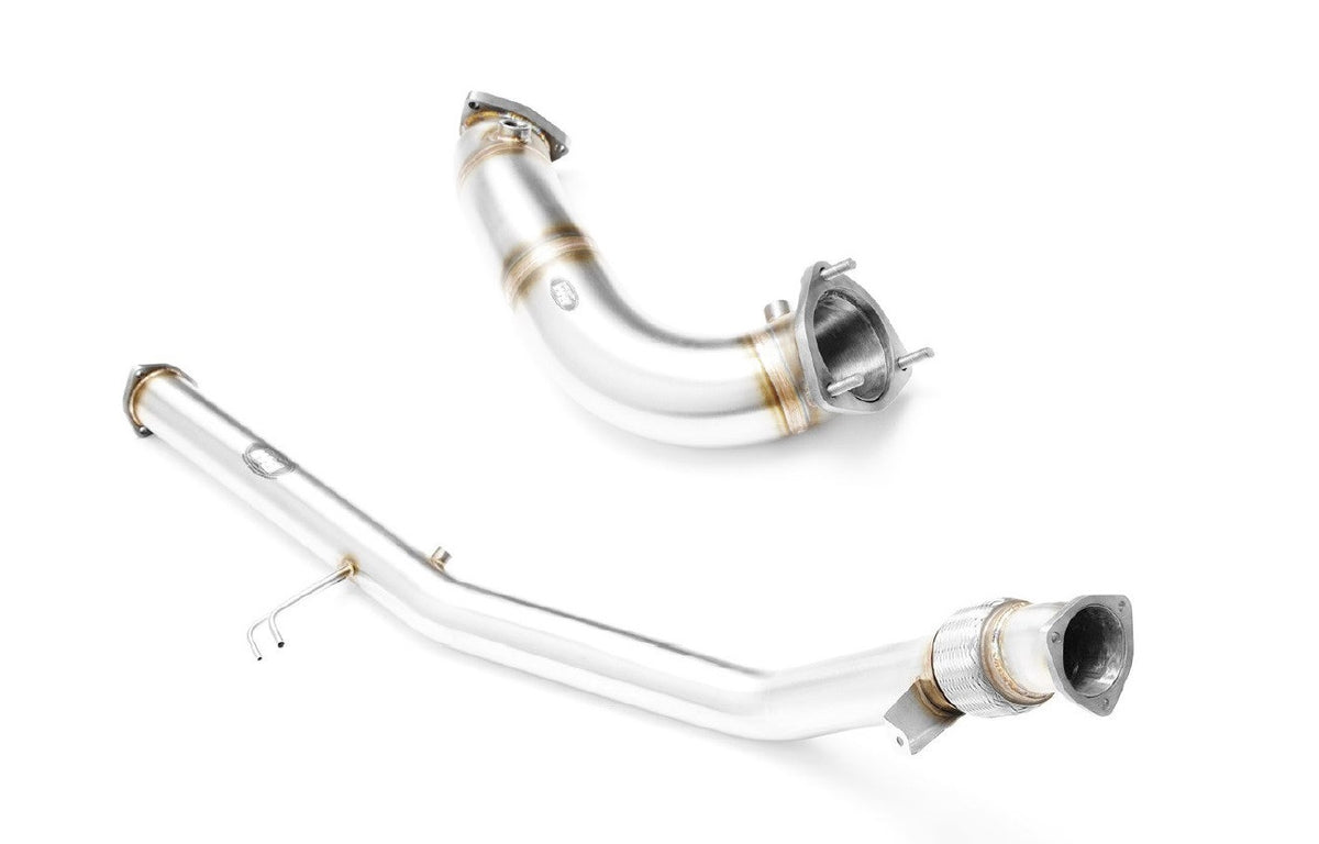 AUDI A4 B7 - Downpipe 2.7 / 3.0 TDI, sada náhrada katalyzátoru + DPF, Ø 76 mm