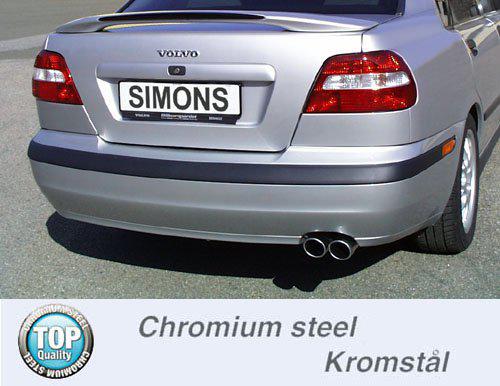 Sportovní výfuk Simons – VOLVO S40/V40 Turbo 2.0T/T4 facelift (2001–2004) - 019-H6D