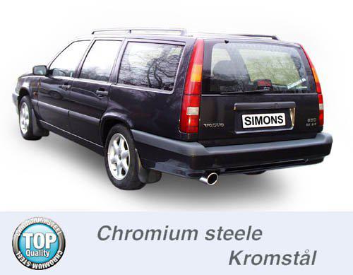 Sportovní výfuk Simons – VOLVO 850 sedan/kombi GLE/GLT 2.0-2.5 126-170 k (1991–1997) / VOLVO S70/V70 sedan/kombi 2.0-2.5 126-170 k (1997–2000) - 020-H1