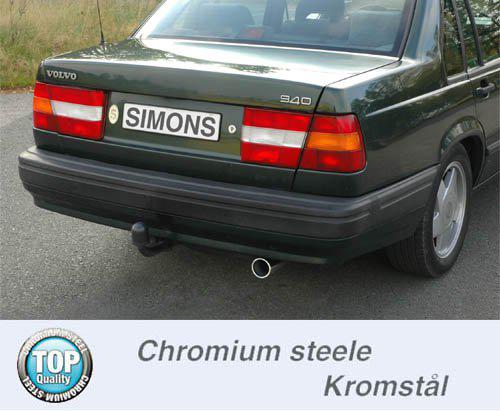 Sportovní výfuk Simons – VOLVO 740/760 Turbo (1984–1988) - 024-K6