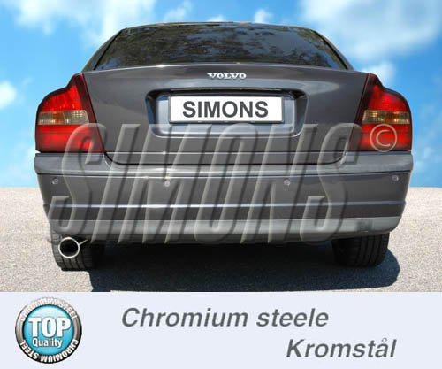 Sportovní výfuk Simons – VOLVO S80 2.4 140-170 k (1998–2006) / S80 2.4TD 131 k (2001–2006) - 02C-H2