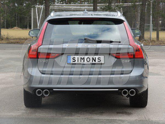 Sportovní výfuk Simons – VOLVO V90/S90 D3/D4/D5 2WD/4WD (od 2017) - 02EDH8DR