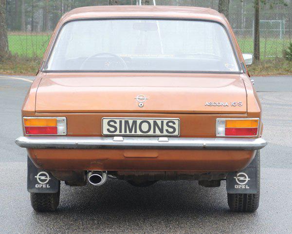 Sportovní výfuk Simons – OPEL Ascona/Manta A 1.6/1.9 (1970–1975) - 032-K