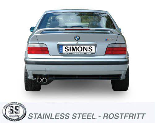 Sportovní výfuk Simons – BMW Řada 3 E36 M3 (1992–1999) - 036-H7R