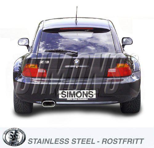 Sportovní výfuk Simons – BMW E36 Z3 1.9 16V (1995–2002) - 037-HAPR
