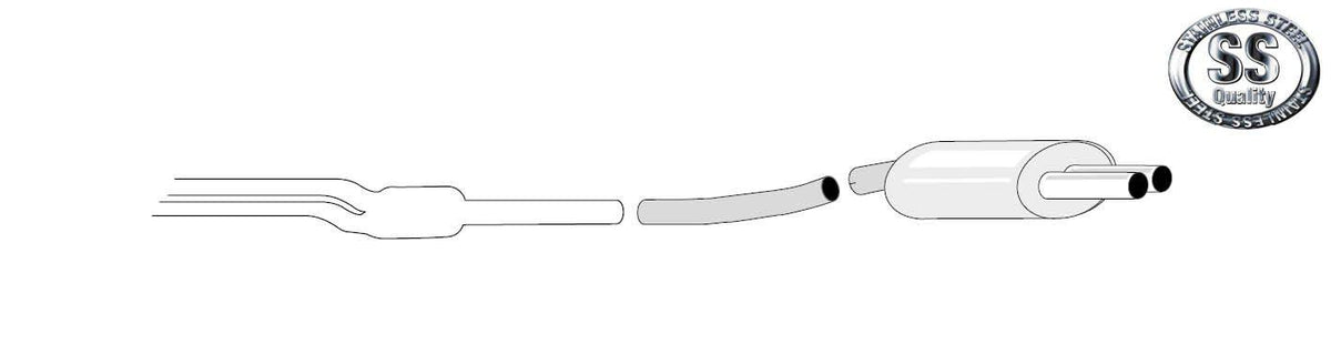 Sportovní zadní tlumič Simons – BMW Řada 5 E60/E61 550i V8 (2005–2010) - 039-B6DR