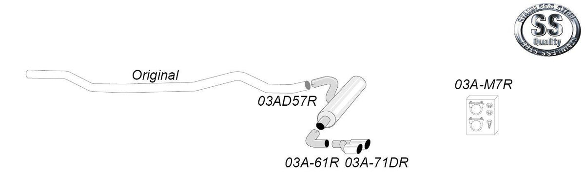 Sportovní zadní tlumič Simons – BMW Řada 3 F30/F31 316D/318D/320D / Řada 4 F32/F33/F36 420D (7/2015–2019)