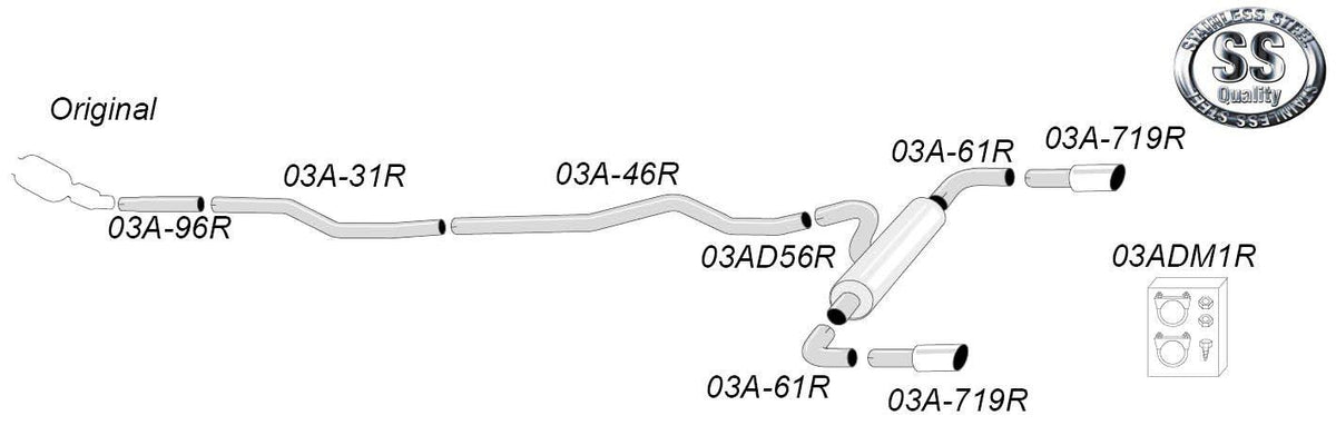 Sportovní výfuk Simons – BMW Řada 3 F30/F31 316D/318D/320D / Řada 4 F32/F33/F36 420D (2011–6/2015)