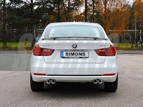 Sportovní výfuk Simons – BMW Řada 3 F34 320i GT 2,0T 135 kW (2011–5/2016)