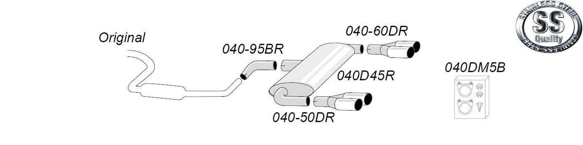 Sportovní zadní tlumič Simons – AUDI A3 (8P) 2WD 1.4TFSI/2.0TFSI (2004–2013) / VOLKSWAGEN Golf V GTI/GTI Edition 30 2.0TFSI (2004–2009) a další