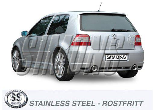 Sportovní výfuk Simons – VOLKSWAGEN Golf IV R32 (2002–2004) - 041-HER