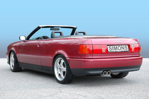 Sportovní výfuk Simons – AUDI 80/90 B4/8G 2.0/2.2/2.3 (ne pro 20V) (1991–2000) - 045-H3R