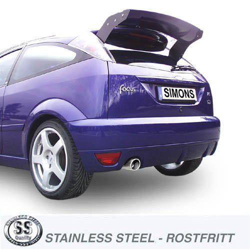 Sportovní výfuk Simons – FORD Focus RS 2.0i 158kW (2002–2003) - 051-H7R