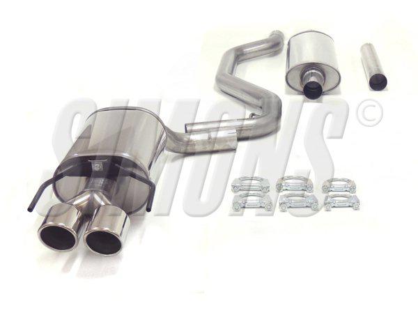 Sportovní výfuk Simons – SAAB 9-3 1.8T/2.0T/Aero (2004–2014)