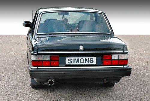 Sportovní výfuk Simons – VOLVO 240 Turbo B19ET / B21ET (1981–1985) - 070-K