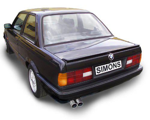Sportovní výfuk Simons – BMW Řada 3 E30 320i/325i/325ix s katalyzátorem (1986–1994) - 079-H5