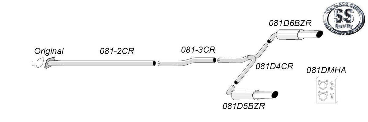 Sportovní výfuk Simons – OPEL Insignia 4WD 2.0 diesel 96/118/143 kW (2011–2017) - 081DHDZR