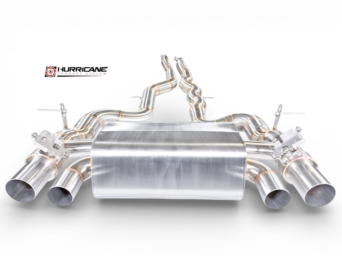 Sportovní klapkový výfuk Hurricane 3,5″ equal length – BMW M4 F82 431 k