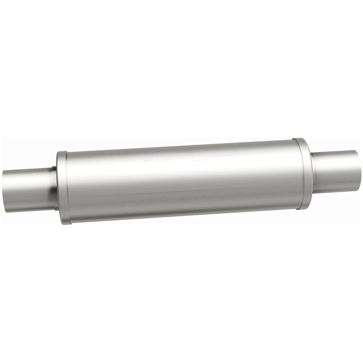 Tlumič výfuku MagnaFlow kulatý Ø 4 × 14″ (102 × 356 mm), průchozí, vstup / výstup 2,25″ - 10445