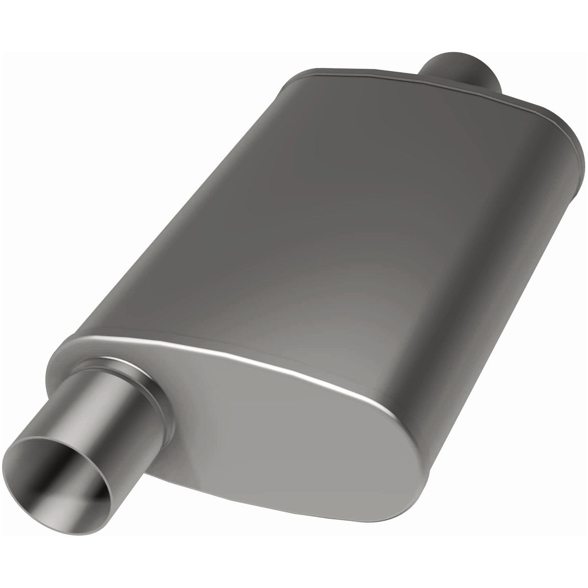 Tlumič výfuku MagnaFlow XL oválný 4 × 9 × 14″, vícekomorový, středový vstup / přesazený výstup