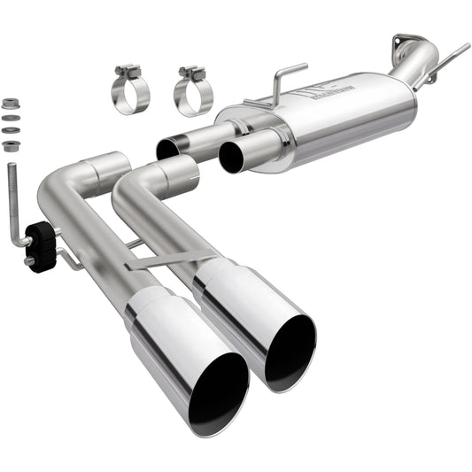 MagnaFlow Street Series cat-back výfuk – Ram 1500 (2011–2018) / Ram 1500 Classic 3,6 (2019–2021) a další, 2 leštěné koncovky vpravo před zadním kolem, 2 tlumiče - 15250