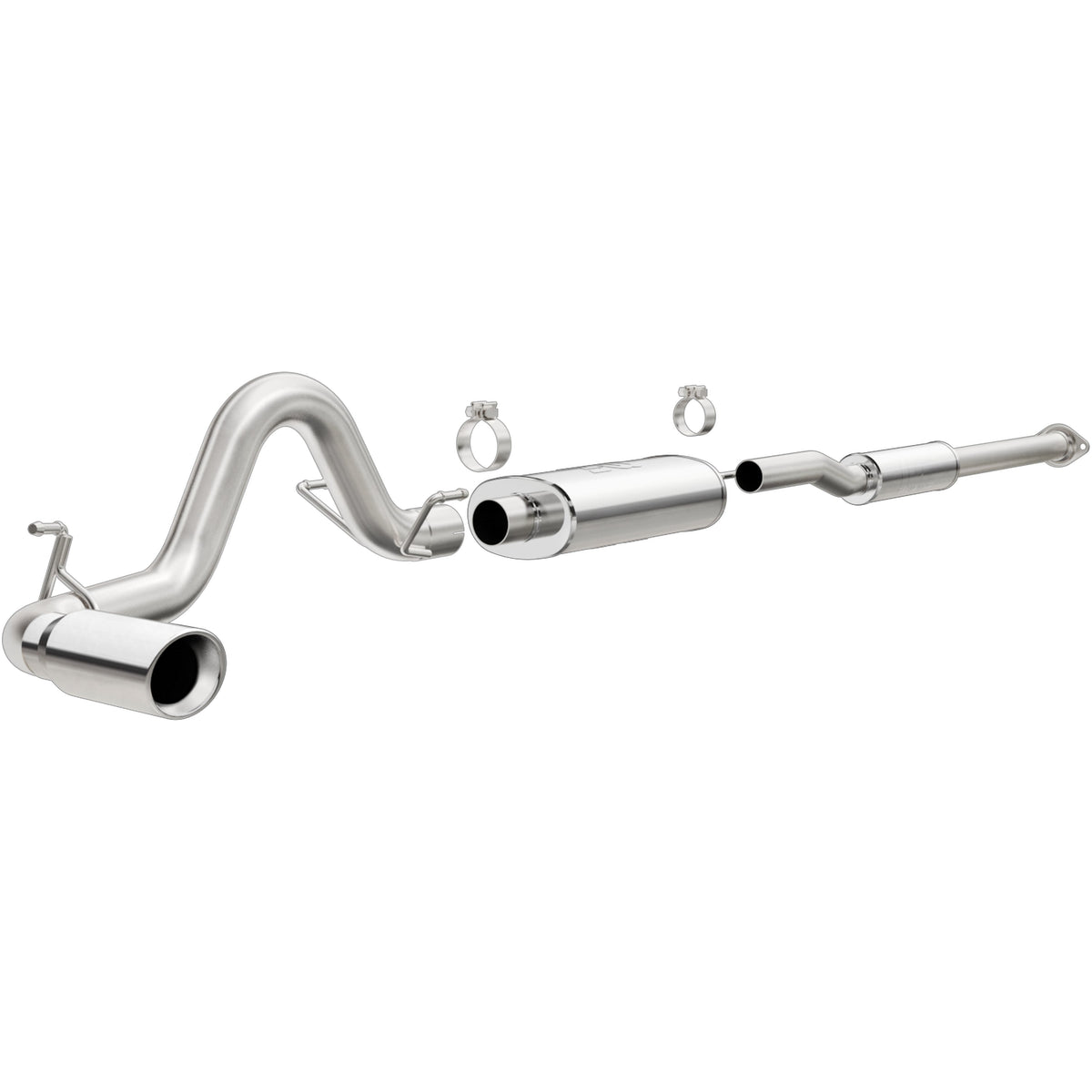 MagnaFlow Street Series cat-back výfuk – Toyota Tacoma 4,0 (2013–2015), 2 tlumiče - 15334