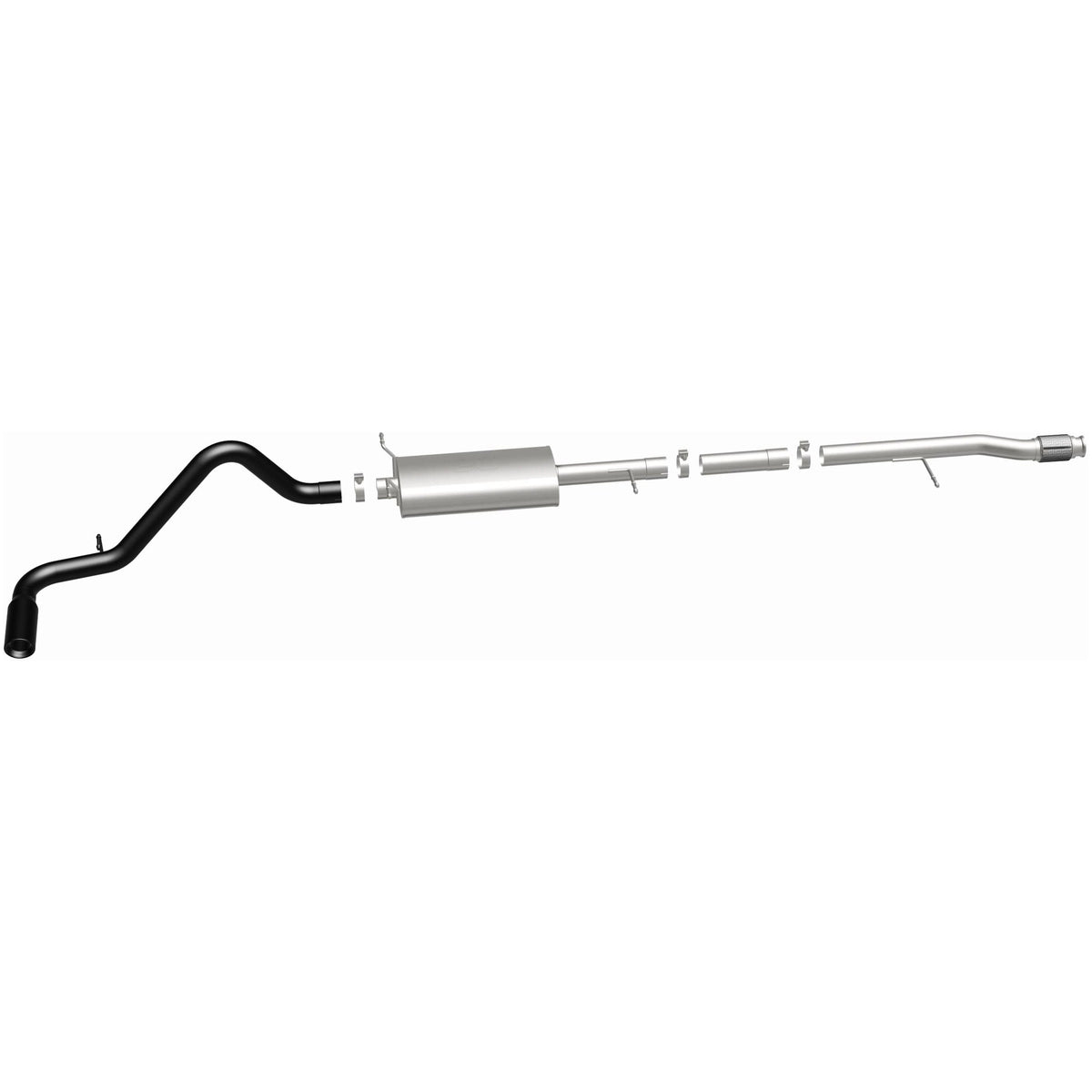 MagnaFlow Street Series cat-back výfuk – Chevrolet Silverado 1500 (2014–2018) / GMC Sierra 1500 (2014–2018) a další, koncovka Ø 4″ vpravo vzadu