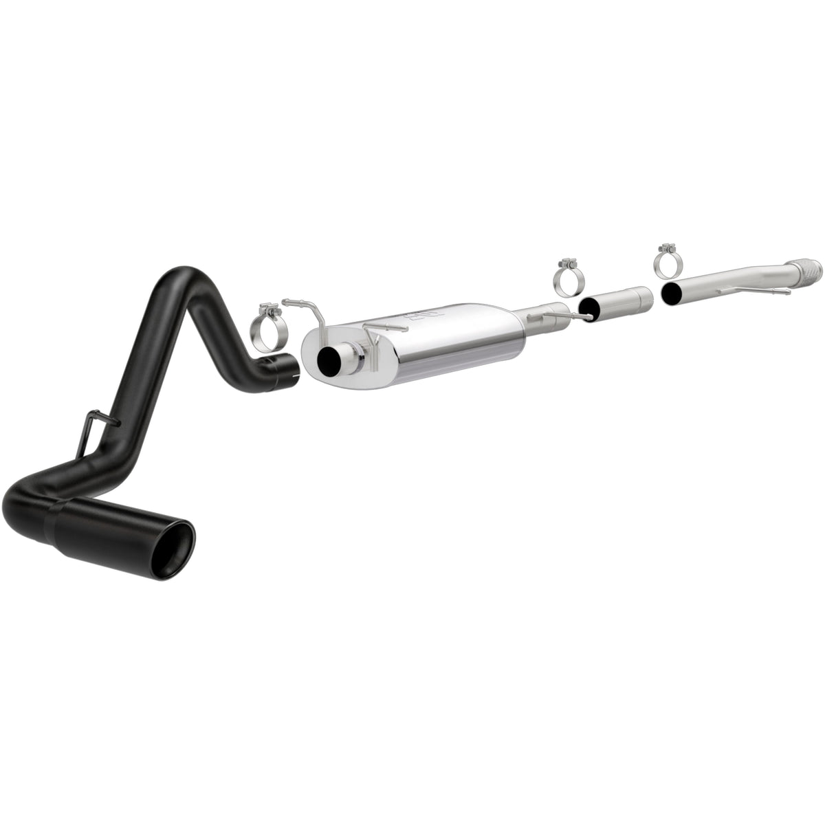 MagnaFlow Street Series cat-back výfuk – Chevrolet Silverado 1500 (2014–2018) / GMC Sierra 1500 (2014–2018) a další, koncovka Ø 4″ vpravo vzadu