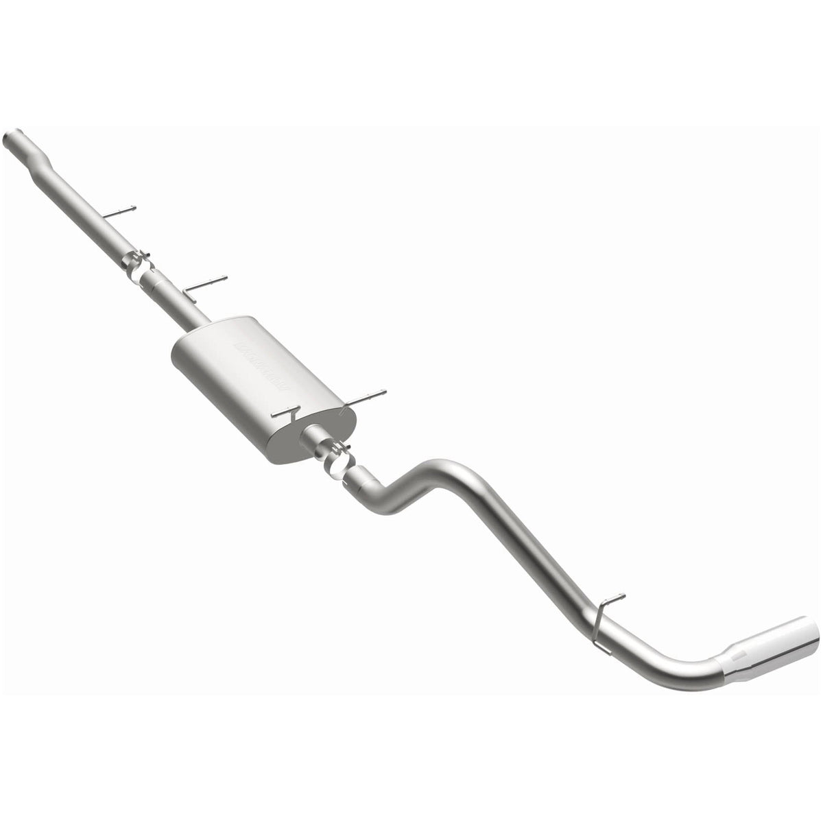 MagnaFlow Street Series cat-back výfuk – Chevrolet Silverado 1500 (2010–2013) / GMC Sierra 1500 (2010–2013), dvoustěnná leštěná koncovka Ø 4″, potrubí Ø 3″ - 15564