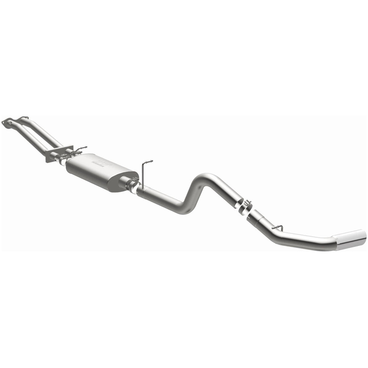 MagnaFlow Street Series cat-back výfuk – Chevrolet C1500 5,7 (1996–1998) / Chevrolet K1500 5,7 (1996–1998) a další, leštěná koncovka Ø 4″, potrubí Ø 2,5″ - 15602