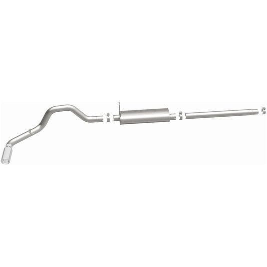 MagnaFlow Street Series cat-back výfuk – Ford F-150 (1997–2003) / Ford F-150 Heritage (2004), leštěná koncovka Ø 4″ vpravo vzadu, broušený povrch - 15609